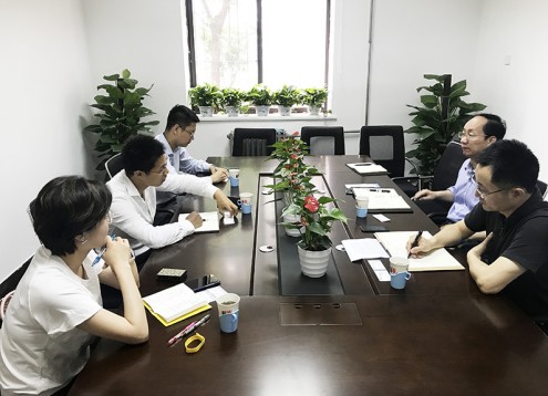 國網(wǎng)電子商務(wù)有限公司團委書記蔣踐一行來會調(diào)研座談