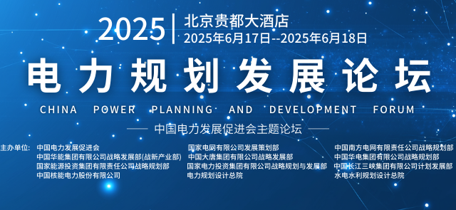 2025電力規(guī)劃發(fā)展論壇